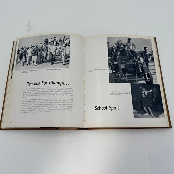 Vintage Compton College Yearbook, Compton, California-1957 - Picture 4 of 11